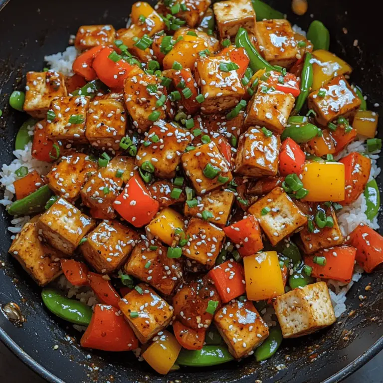 Stir-fry dishes have gained immense popularity across various cuisines worldwide, celebrated for their quick cooking methods and vibrant flavor combinations. From the bustling streets of Bangkok to the home kitchens of New York, stir-fry has become a beloved meal option that caters to a wide range of dietary preferences. Among these delightful dishes, the Sweet Chili Tofu Stir-Fry stands out as a colorful, nutritious choice, particularly appealing to vegetarians and vegans alike. This dish masterfully balances sweet, spicy, and savory flavors, while the combination of textures—from crispy tofu to crunchy vegetables—creates a sensory experience that is both satisfying and wholesome.