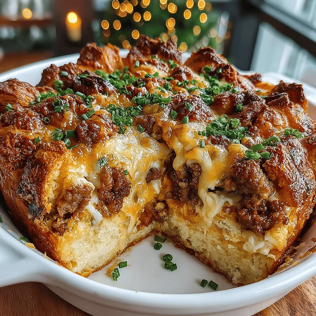 Breakfast casseroles have emerged as a beloved staple in many households, celebrated for their ease of preparation and the ability to feed a crowd. These hearty dishes offer a convenient way to enjoy a fulfilling breakfast without spending hours in the kitchen. Among the myriad of breakfast casserole recipes, the Savory Breakfast Croissant Casserole stands out with its unique combination of flavors and textures that tantalize the taste buds. This dish is not only visually appealing but also a delightful blend of buttery croissants, savory sausage, and creamy cheese, making it a perfect choice for brunch gatherings or a cozy family breakfast.