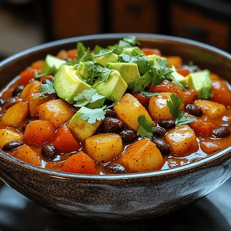 Chili is more than just a meal; it's a tradition that brings people together. The Smoky Chipotle Black Bean Chili stands out in this cherished culinary landscape, offering a delightful blend of flavors that are both comforting and invigorating. This recipe is not only a feast for the taste buds but also a nutritious option that showcases the goodness of plant-based ingredients. Whether you’re hosting a cozy dinner party, looking for meal prep ideas, or simply craving something hearty, this chili is a fantastic choice.