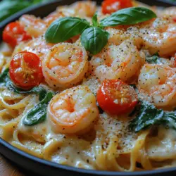 To create a truly memorable Linguine with Creamy Shrimp and Spinach, it's essential to understand the key ingredients that come together to form this delightful dish. Each component plays a significant role in not just flavor but also texture and nutritional value.