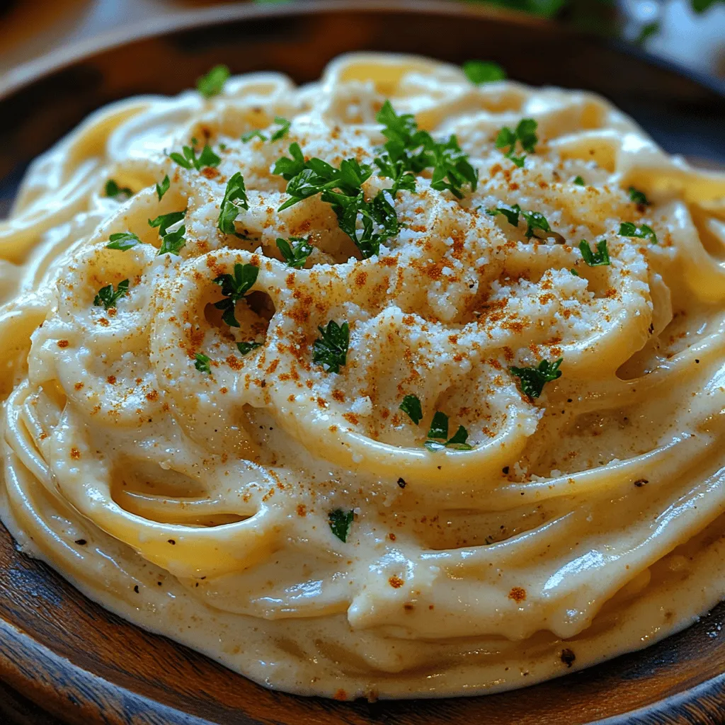 In the world of plant-based cuisine, creamy sauces often take center stage, providing comfort and richness without the heaviness of traditional dairy. One standout recipe that embodies this balance is Creamy Cauliflower Alfredo. This dish not only features the versatile cauliflower but also offers a deliciously creamy texture that rivals its dairy counterparts. Whether you're a seasoned vegan or simply looking to incorporate more plant-based meals into your diet, this recipe is a fantastic option that’s sure to please everyone at the table.