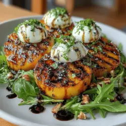As the sun shines brighter and the days grow longer, the culinary world shifts towards lighter, fresher dishes that celebrate the bounties of summer. Among these delightful offerings, summer salads stand out, bringing together vibrant colors, fresh ingredients, and a medley of flavors. One such dish that perfectly encapsulates the essence of summer dining is the Grilled Peach & Burrata Salad. This unique concoction marries the sweetness of grilled peaches with the creamy richness of burrata cheese, creating a harmonious balance of flavors that is both refreshing and indulgent.
