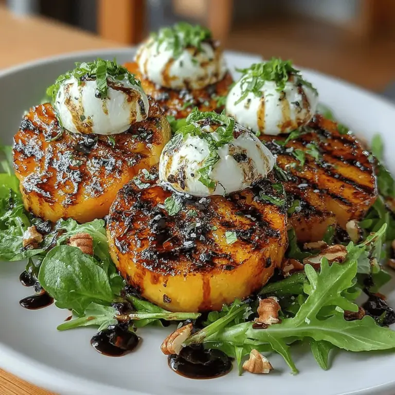 As the sun shines brighter and the days grow longer, the culinary world shifts towards lighter, fresher dishes that celebrate the bounties of summer. Among these delightful offerings, summer salads stand out, bringing together vibrant colors, fresh ingredients, and a medley of flavors. One such dish that perfectly encapsulates the essence of summer dining is the Grilled Peach & Burrata Salad. This unique concoction marries the sweetness of grilled peaches with the creamy richness of burrata cheese, creating a harmonious balance of flavors that is both refreshing and indulgent.
