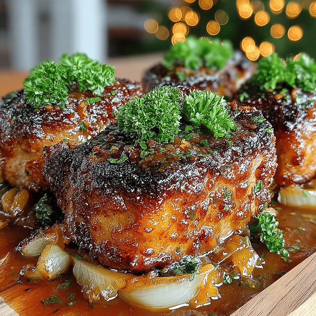 When it comes to comfort food that brings warmth and satisfaction to the dinner table, few dishes can rival the allure of Sweet & Savory Slow Cooker Honey Mustard Pork Chops. This dish marries the succulent tenderness of pork chops with the rich, complex flavors of honey and Dijon mustard, resulting in a meal that is both delightful and unforgettable. The combination of sweetness from the honey and the tangy bite of mustard creates a sauce that is irresistible, making it a favorite for family dinners, gatherings, or even meal prep for the week ahead.