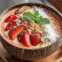 In recent years, smoothie bowls have rapidly gained popularity as a nutritious and visually appealing breakfast option that not only awakens your taste buds but also enhances your morning routine. These delightful creations serve as a canvas for vibrant ingredients, allowing for endless customization based on personal preferences, dietary needs, and seasonal availability. Among the myriad of smoothie bowl options, the Strawberry Bliss Smoothie Bowl stands out for its bright colors, fresh flavors, and health-boosting properties.