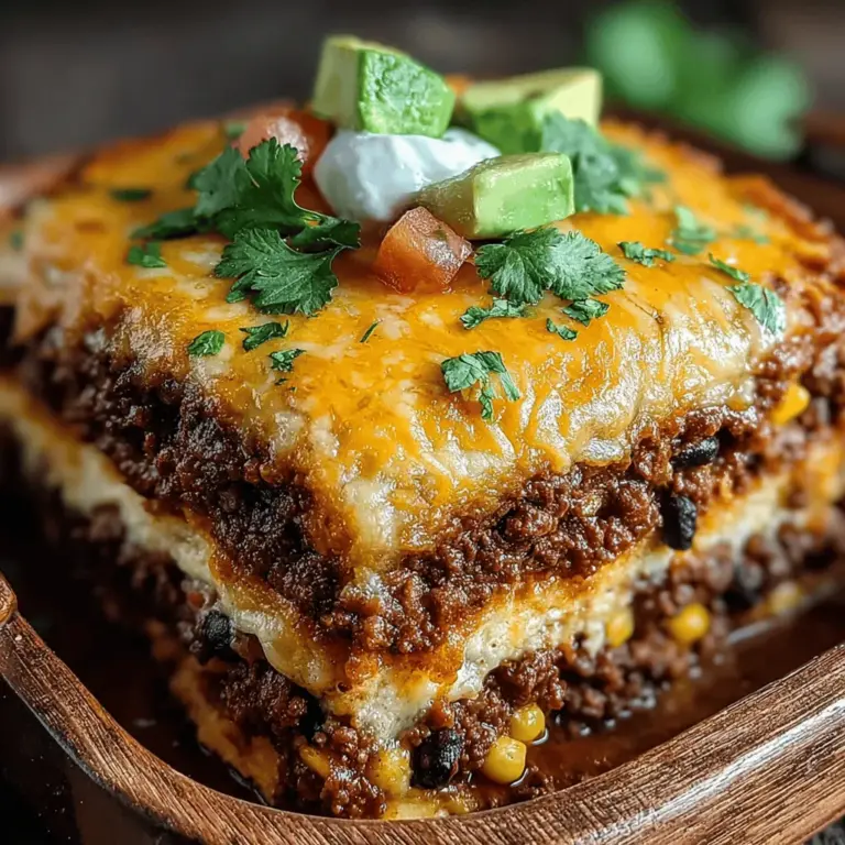 The Rustic Hearty Cowboy Beef & Bean Bake is a dish that embodies the essence of comfort food—hearty, wholesome, and bursting with flavor. This casserole-style meal combines tender ground beef, protein-packed beans, and a medley of spices to create a dish that resonates with the rugged charm of cowboy cuisine. Perfect for family dinners or gatherings with friends, this recipe offers not only a satisfying meal but also a taste of the rich culinary traditions that have fed generations.