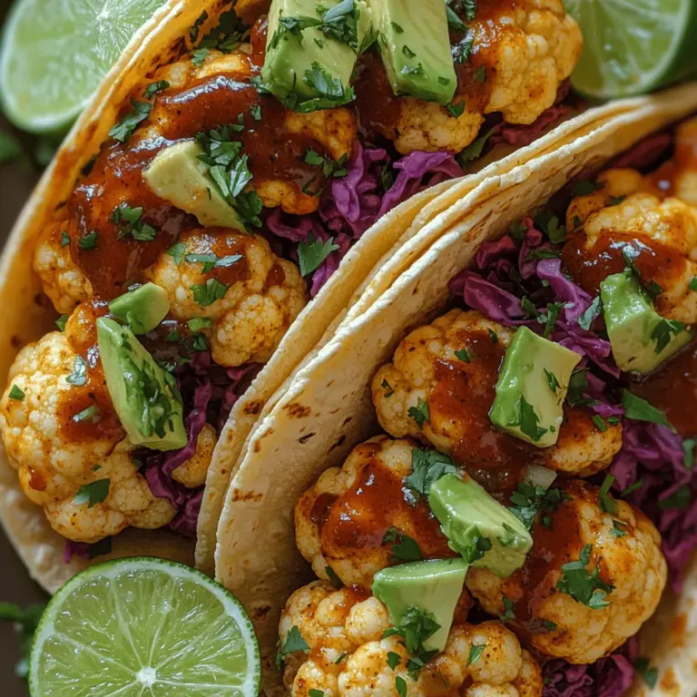In recent years, the culinary landscape has witnessed a remarkable shift towards plant-based recipes, reflecting a growing interest in vegetarian and vegan alternatives to traditional meat dishes. As more people embrace healthier lifestyles, the search for satisfying and flavorful options has become paramount. Enter crispy BBQ cauliflower tacos—an innovative dish that showcases the versatility of cauliflower while appealing to both plant-based eaters and meat lovers alike. With a delightful blend of flavors and textures, these tacos make for a perfect addition to any meal, whether it's a casual weeknight dinner or a festive gathering.