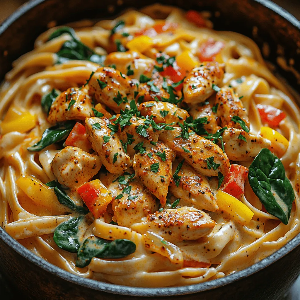 In the world of comfort food, few dishes can match the creamy indulgence and robust flavors of Cajun Chicken Alfredo. This delightful recipe brings together the rich, savory essence of Cajun cuisine with the creamy goodness of Alfredo sauce, all within the convenience of a single pot. The appeal lies not only in its mouthwatering taste but also in the ease of preparation, making it an ideal choice for busy weeknights or casual gatherings. The one-pot aspect means less cleanup, allowing you to spend more time enjoying your meal and less time scrubbing pots and pans.
