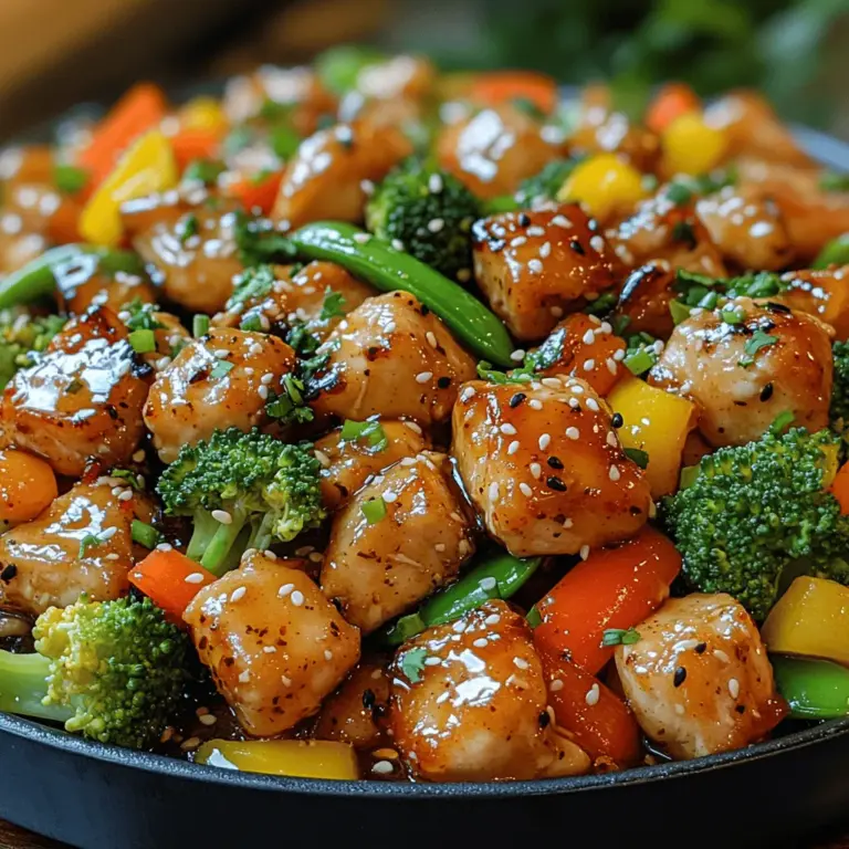 In today’s fast-paced world, the challenge of preparing a delicious and nutritious meal can often feel overwhelming. With countless responsibilities vying for our attention, it's easy to resort to takeout or processed foods. However, with the right recipe, you can whip up a delightful dish that is both flavorful and healthy in no time. Enter the Sweet & Savory Honey Garlic Chicken Stir Fry—a culinary gem that combines tender chicken, vibrant vegetables, and a mouthwatering sauce, all ready in just 30 minutes. This recipe is not only a fantastic solution for busy weeknights but also an impressive option for family gatherings or dinner parties.