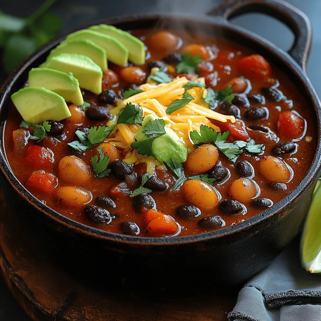 Welcome to the world of Smoky Chipotle Black Bean Chili, a dish that embodies warmth, comfort, and a kick of flavor. This perfectly balanced chili combines the earthiness of black beans with the smoky heat of chipotle peppers, creating a hearty meal that is both satisfying and nutritious. Whether you’re a seasoned chef or a novice in the kitchen, this recipe is designed to guide you through each step, ensuring that you achieve a delicious result every time.