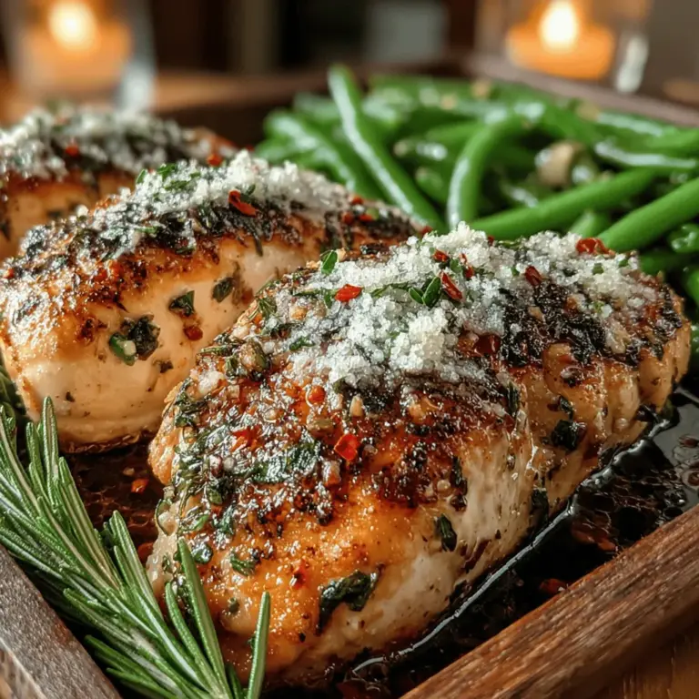 When it comes to weeknight dinners or special gatherings, finding a recipe that strikes the perfect balance between simplicity and flavor can be a challenge. Enter Garlic Herb Chicken & Green Bean Bliss — a dish that promises not only a delightful culinary experience but also caters to health-conscious eaters. With its vibrant flavors, aromatic herbs, and a satisfying crunch from fresh green beans, this recipe is bound to become a favorite in your household.