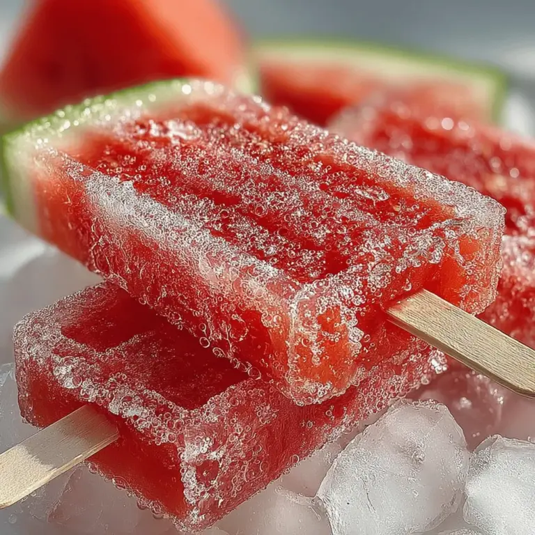 Summer is the perfect season for refreshing treats, and nothing embodies the essence of summer quite like homemade popsicles. These Refreshing Watermelon Bliss Pops offer a vibrant, sweet escape from the heat, making them an ideal snack for warm days. Bursting with the natural sweetness of ripe watermelon and a hint of zesty lime, these pops not only satisfy your sweet tooth but also provide a nutritious option for hot summer afternoons. This article will guide you through the benefits of watermelon, the simplicity of the recipe, and step-by-step instructions to create this delightful summer treat at home.