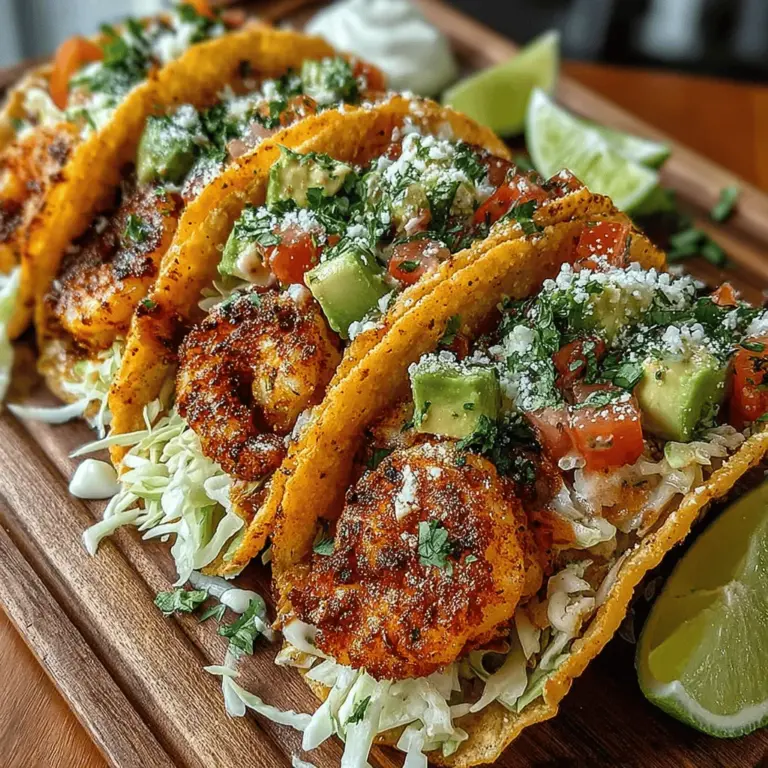 Tacos have earned their place as a beloved meal around the world, celebrated for their versatility and adaptability to various culinary traditions. Whether it's a quick weeknight dinner or a festive gathering with friends, tacos can cater to any occasion, and their customizable nature allows for endless flavor combinations. Among the myriad of taco recipes, Spicy Cajun Shrimp Tacos stand out for their bold flavors and unique twist on traditional seafood dishes.