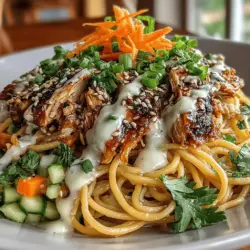 Chilled Sesame Chicken Noodle Delight