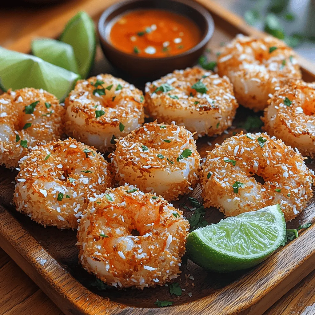 Crispy Coconut Paradise Shrimp Bites are a delightful fusion of tropical flavors and crispy textures that will transport your taste buds straight to a sun-kissed beach. This dish is not only a crowd-pleaser but also a versatile appetizer that can elevate any gathering, from casual family dinners to elegant cocktail parties. The combination of succulent shrimp coated in a crunchy coconut breading creates a perfect balance of flavors, making them a popular choice among seafood lovers and culinary adventurers alike.