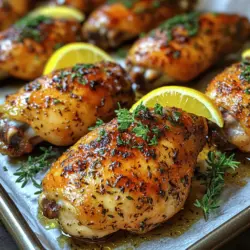 When it comes to easy yet impressive meals, Zesty Lemon Herb Roasted Chicken Drumsticks stand out as a top choice. This dish not only tantalizes the taste buds with its vibrant flavors but also offers a straightforward cooking process that suits both novice and experienced cooks alike. The combination of zesty lemon, aromatic herbs, and succulent chicken creates a symphony of tastes that elevate any dining experience, whether it be a casual family dinner or a festive gathering with friends.