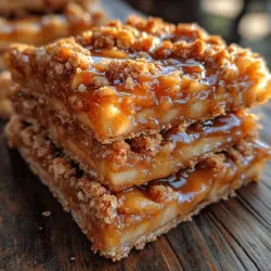 When it comes to irresistible desserts, few can compare to the comforting allure of Sweet Caramel Apple Crumble Bars. This recipe masterfully combines the rich flavors of sweet caramel, tart apples, and a buttery crumble, creating a delightful treat that appeals to the senses. Whether enjoyed as a dessert after a family meal or as a snack with your afternoon coffee, these bars are sure to become a favorite in your household.