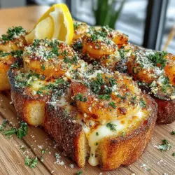 If you’re on the lookout for an appetizer that delights the senses and leaves a lasting impression, look no further than Garlic Butter Shrimp Toast Melts. This dish perfectly marries the succulent flavor of shrimp with the richness of garlic butter and the indulgent melt of cheese, all layered atop crispy sourdough bread. Whether served as a sophisticated starter or a satisfying main course, these toast melts are sure to elevate any dining experience.