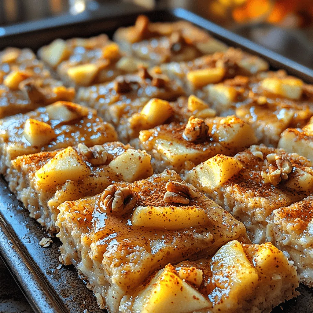 Sweet Apple Oatmeal Squares are not just a treat; they are a nourishing snack or breakfast option that combines the delightful flavors of sweet apples and hearty oats. Ideal for families, busy individuals, and health-conscious eaters, these squares offer a convenient way to enjoy a wholesome meal without sacrificing taste. Packed with nutrition and easy to prepare, Sweet Apple Oatmeal Squares have quickly become a favorite for those looking to balance flavor with health benefits.