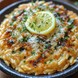 If you're searching for a dish that beautifully marries zesty flavors with creamy textures, look no further than Zesty Creamy Lemon Orzo with Spinach. This delightful pasta dish captures the essence of comfort food while incorporating the freshness of lemon and the nutritional benefits of spinach. Perfect for a quick weeknight dinner or a sophisticated gathering, this recipe is sure to impress.