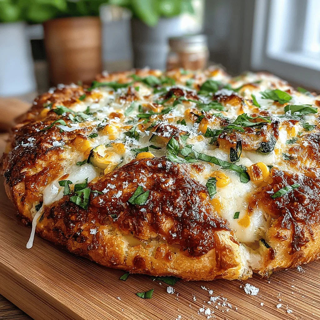 Welcome to the delightful world of homemade pizza with our Sweet Corn & Zucchini Delight Pizza recipe. This vibrant dish combines fresh, seasonal ingredients to create a flavorful pizza that is not only satisfying but also packed with nutrients. The combination of sweet corn and zucchini offers a unique twist to traditional pizza, making it a favorite among both vegetarians and meat-lovers alike. Whether you’re hosting a casual dinner gathering or enjoying a cozy night in with family, this pizza is sure to impress with its colorful presentation and mouthwatering flavors.