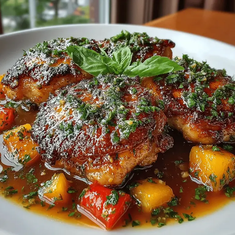 To create the perfect Peachy Delight Chicken, it’s important to familiarize yourself with the key ingredients that will elevate this dish. Each element serves its purpose in contributing to the overall flavor and texture, ensuring a memorable culinary experience.