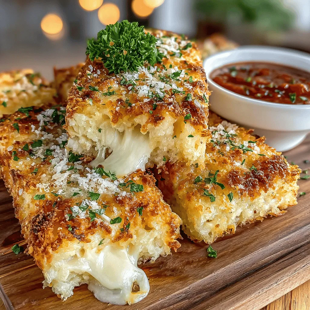 No cheesy breadstick is complete without a delicious dipping sauce, and marinara sauce is the classic choice. Its tangy tomato flavor perfectly complements the savory cheese and zucchini, enhancing each bite of your breadsticks. You can use store-bought marinara for convenience or whip up a quick homemade version using crushed tomatoes, garlic, olive oil, and fresh basil. This simple addition elevates your cheesy zucchini breadsticks into a delightful appetizer or snack that everyone will love.