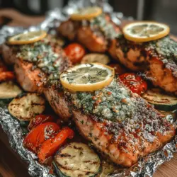 When it comes to easy, delicious, and healthy weeknight meals, few dishes can match the appeal of Zesty Lemon Dill Salmon Foil Packs. This recipe combines succulent salmon fillets with vibrant vegetables, all infused with the bright flavors of lemon and fresh dill. Not only is it a feast for the senses, but it also brings a multitude of health benefits, making it a go-to option for health-conscious diners.