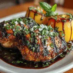 As the summer sun shines brightly and the days grow longer, there's nothing quite like firing up the grill and enjoying the vibrant flavors of seasonal ingredients. One dish that perfectly encapsulates the essence of summer is Grilled Peach Chicken with Balsamic Drizzle. This recipe combines succulent chicken breasts with juicy, sweet peaches, all enhanced by a tangy balsamic reduction that ties the flavors together beautifully. It’s a dish that not only pleases the palate but also embodies the spirit of outdoor cooking and fresh, seasonal ingredients.