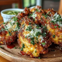 In the world of delicious appetizers, few dishes can rival the irresistible allure of crispy chicken wings. They have become a staple for gatherings, game day celebrations, and even quiet nights at home. The versatility of wings, combined with their ability to absorb flavors, makes them a favorite among food enthusiasts. One particular recipe that stands out is Crispy Air Fryer Garlic Parmesan Wings. This dish not only promises to tantalize your taste buds but also offers a healthier cooking method that doesn’t compromise on flavor or texture.