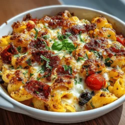 In the realm of comfort food, few dishes can evoke the same warm, nostalgic feelings as a creamy, cheesy pasta bake. This Cheesy Charcuterie Pasta Bake stands out not only for its heartwarming flavors but also for its ability to bring together a variety of tastes and textures that satisfy both the palate and the soul. Ideal for family dinners, casual gatherings, or cozy nights in, this dish combines the richness of melted cheese with the savory notes of cured meats, creating an indulgent experience that's unlike any other.