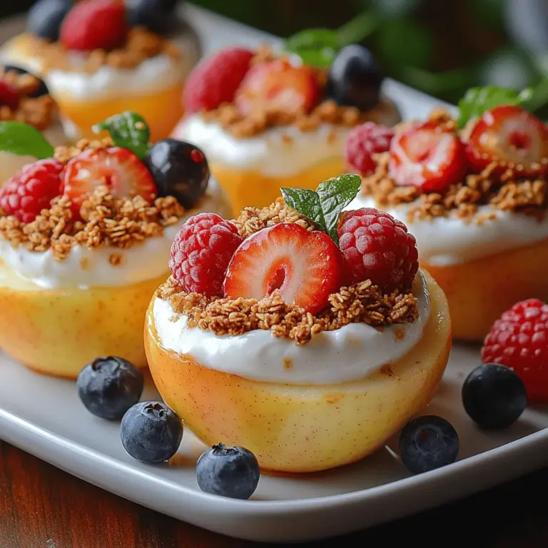 As the temperatures rise, the search for refreshing, healthy dessert options becomes more pressing. Enter the delightful recipe for frozen yogurt stuffed apple slices—a treat that beautifully marries the sweetness of fresh apples with the creaminess of yogurt, creating a dessert that is as pleasing to the palate as it is to the eye. This simple yet sophisticated dish is perfect for warm weather gatherings, afternoon snacks, or even as a nutritious dessert after dinner.