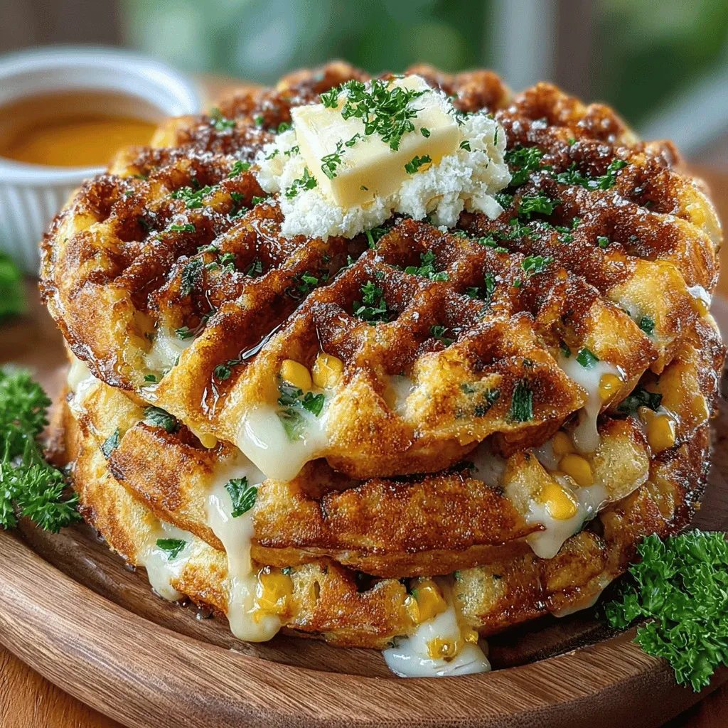 Incorporating melted butter into your Cheddar Chili Cornbread Waffle batter not only enriches the flavor but also enhances the texture of the waffles. The melted butter helps to create a moist and tender crumb, which is essential for a satisfying bite. Additionally, it promotes a golden-brown crust when cooked, giving your waffles that irresistible crispy exterior. The fat content in butter also helps to incorporate flavors from the cheese and chilies throughout the batter, ensuring that every mouthful bursts with flavor.