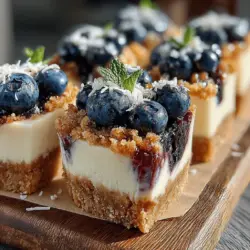 Creating visually appealing dishes can enhance the overall dining experience. When it comes to serving Frozen Blueberry Yogurt Pie Bites, presentation is key. Here are some creative serving suggestions that will impress your guests during any special occasion: