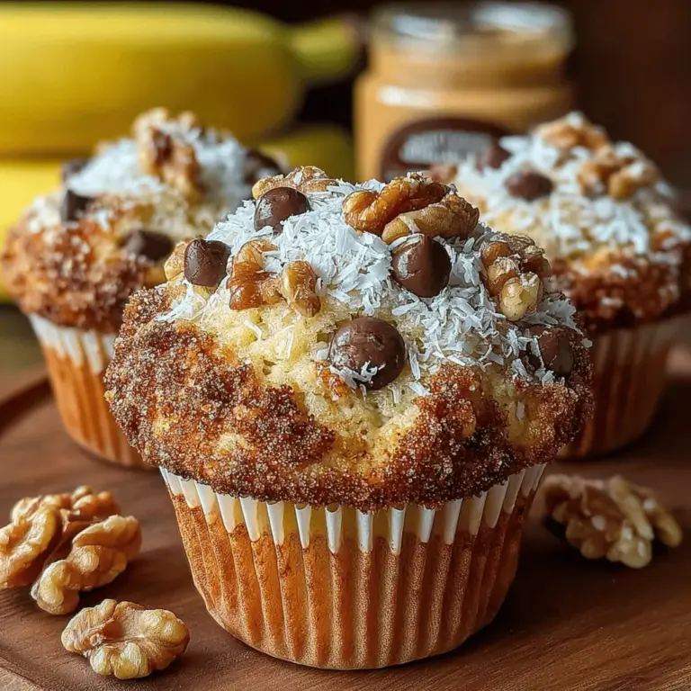 In recent years, the trend of healthy baking has gained significant traction, as more people seek to create nutritious yet delicious options in their kitchens. This shift is fueled by a growing awareness of the ingredients we consume and a desire to make mindful choices without sacrificing flavor. Enter the Banana Bliss Peanut Butter Oat Muffins—a perfect marriage of taste and nutrition that embodies this healthy baking revolution. These muffins are not only easy to whip up, but they also offer a delightful balance of flavors and textures, making them an ideal snack or breakfast choice for individuals of all ages.
