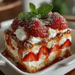 As the warm weather approaches, the craving for refreshing desserts becomes almost irresistible. Among the myriad of summer treats, icebox cakes stand out for their simplicity and delightful flavor profiles. These no-bake desserts have gained popularity over the years, offering a cool solution to the heat without the need for an oven. One delightful variation that embodies the essence of summer is the Strawberry Shortcake Icebox Cake. This dessert combines the lush sweetness of fresh strawberries with a creamy filling and soft, sponge-like layers, making it an ideal choice for warm-weather gatherings.