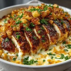 When it comes to comforting, delicious meals that can satisfy the whole family, few dishes compare to the Cheesy Hatch Chili Chicken Bake. This mouthwatering casserole combines tender chicken with the vibrant flavors of Hatch green chilis, enveloped in a rich and creamy cheese sauce. Perfect for weeknight dinners yet impressive enough for special occasions, this dish strikes a harmonious balance between ease of preparation and delightful taste, making it a staple in many homes.