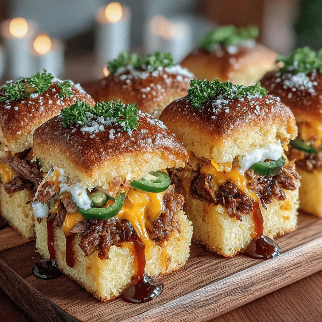 Sliders have taken the culinary world by storm, transforming from mere appetizers into a beloved staple for gatherings, parties, and casual dinners alike. These small, handheld sandwiches are not only easy to prepare but also offer a delightful way to serve a variety of flavors and fillings. Their versatility makes them a favorite among food enthusiasts; they can be customized to suit any palate or occasion. Among the myriad of slider recipes, the Mini Cheddar Cornbread Sliders stand out as a deliciously inventive twist that marries the heartiness of cornbread with savory fillings.