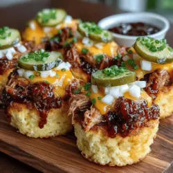 As the popularity of finger foods continues to rise, few dishes capture the essence of convenience and flavor quite like Mini BBQ Chicken Corn Muffin Sliders. These delightful little treats are not only perfect for gatherings, game days, or family dinners, but they also bring a unique twist to traditional BBQ fare. By pairing savory BBQ chicken with the comforting sweetness of corn muffins, these sliders create a harmonious balance of flavors that will undoubtedly tantalize your taste buds.