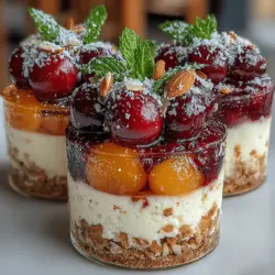 When it comes to Frozen Yogurt Cherry Crumble Cups, the toppings and variations can make a significant difference to both flavor and visual appeal. While the classic cherry crumble is irresistible, consider trying alternative toppings to elevate your dessert experience.