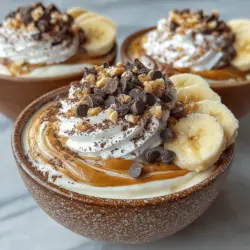 In a world where healthy eating often feels like a compromise on flavor, Peanut Butter Cup Greek Yogurt Bowls strike a perfect balance between indulgence and nutrition. This recipe transforms the humble Greek yogurt into a delightful snack or breakfast option that satisfies your sweet cravings while providing essential nutrients. With a creamy base, rich peanut butter, and a variety of fresh toppings, these bowls are not only quick to prepare but also customizable to suit your taste preferences.