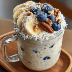 In the bustling rhythm of modern life, finding a nutritious and satisfying breakfast can often feel like a daunting task. Enter overnight oats, a delightful and convenient solution that has gained popularity among health enthusiasts and busy individuals alike. This simple yet versatile dish allows you to prepare a wholesome meal in advance, ensuring that you can enjoy a delicious breakfast without the morning rush. Among the myriad of flavors and combinations, one recipe stands out for its exquisite taste and health benefits: Blueberry Coconut Delight Overnight Oats.