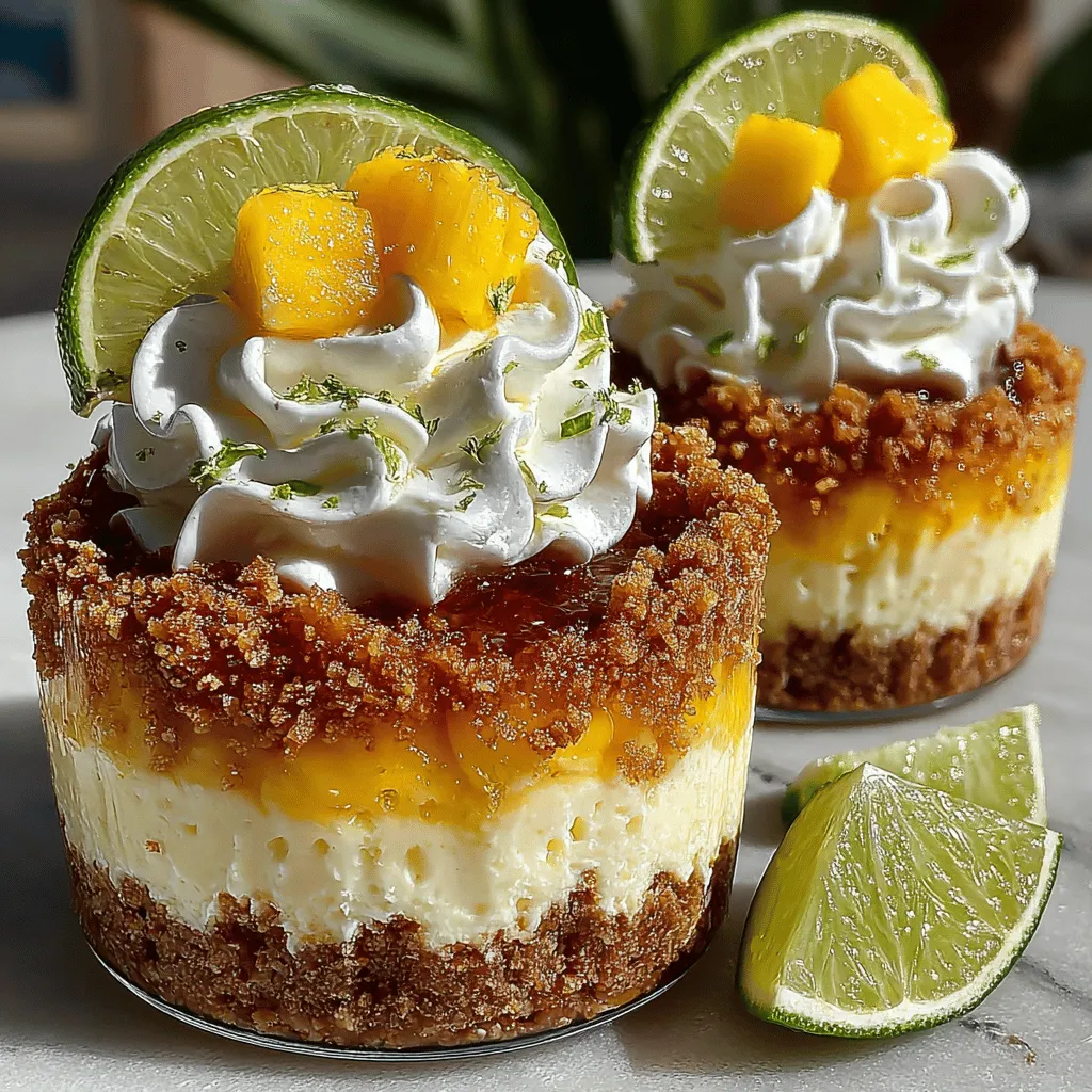 When the sun shines bright and the temperatures rise, there’s nothing quite like indulging in a dessert that captures the essence of summer. Tropical flavors have a way of transporting us to sun-soaked beaches and swaying palm trees, and what better way to celebrate these vibrant tastes than with a delightful treat? Enter the Frozen Mango Lime Cheesecake Cups—a refreshing, creamy dessert that beautifully marries the sweet, juicy notes of ripe mango with the zesty brightness of lime.