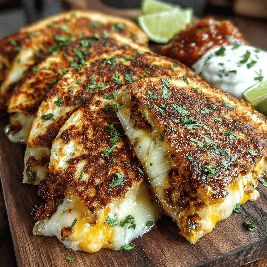 Welcome to the irresistible world of Tex-Mex cuisine, where bold flavors and comforting ingredients come together to create dishes that are both satisfying and memorable. Among these culinary delights, Crispy Hatch Chili Quesadillas stand out as a perfect blend of texture and taste. These quesadillas are not only crispy on the outside but also packed with a creamy, cheesy filling that will make your taste buds dance. Whether you're hosting a lively gathering with friends, preparing a fun family dinner, or simply craving a quick yet delicious meal, this recipe is designed to impress.