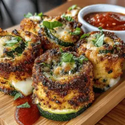 In the world of culinary creativity, few dishes evoke the comfort and satisfaction of pizza. However, as health-conscious choices become more mainstream, there is a growing desire for alternatives that retain the essence of classic favorites while offering a lighter twist. Enter the Mini Zucchini Ricotta Pizza Rolls—an exciting variation that marries the rich flavors of pizza with the wholesome goodness of zucchini. These delightful rolls are not only delicious but also provide a healthier option for those looking to indulge without the guilt.