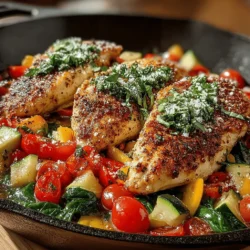 As the summer sun warms our days, there's nothing quite like a vibrant, fresh meal to capture the essence of the season. The Fresh Summer Chicken Skillet stands out as a perfect embodiment of summer cooking, combining tender chicken breasts with an array of seasonal vegetables for a dish that's both flavorful and nourishing. This one-pan recipe not only simplifies the cooking process but also celebrates the bounty of fresh produce available during these sunny months, making it an ideal choice for weeknight dinners or casual gatherings.
