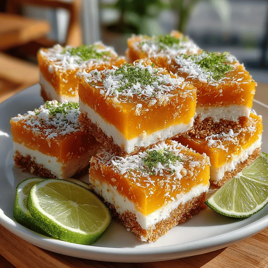 As the temperature rises and the sun shines brightly, there's nothing quite like a refreshing treat to cool you down. Enter the Tropical Bliss Frozen Mango Coconut Yogurt Bars, a delightful dessert that encapsulates the essence of summer in every bite. Bursting with the sweet and tangy flavors of ripe mangoes, combined with the creamy goodness of coconut yogurt, these bars are not only a feast for the senses but also a healthy alternative to traditional frozen desserts. Whether you’re lounging by the pool, hosting a backyard barbecue, or simply indulging in a sweet snack, these yogurt bars offer a guilt-free way to satisfy your cravings while nourishing your body.