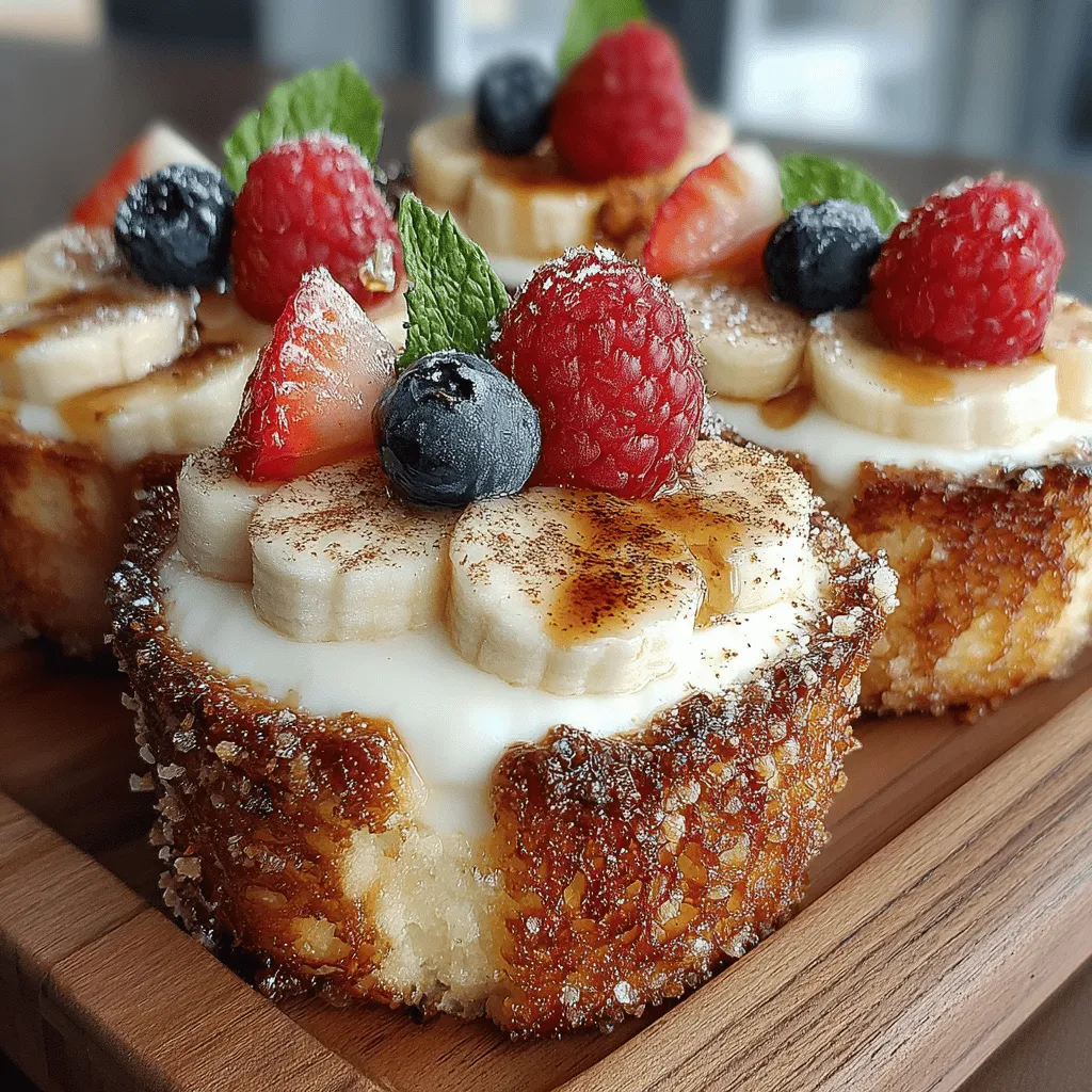 As the seasons change and the warm weather approaches, our cravings shift toward lighter, cooler treats. If you're looking for a dessert that is both delicious and refreshing, look no further than Chilled Greek Yogurt Cinnamon Toast Cups. This unique recipe artfully combines the creamy richness of Greek yogurt with the nostalgic flavors of cinnamon toast, creating an indulgent yet healthier alternative to traditional ice cream desserts. Whether you're hosting a summer gathering, enjoying a quiet evening at home, or searching for a wholesome snack for the kids, these cups are sure to impress.