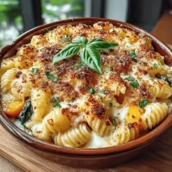 Peachy Cheesy Pasta Bake is a delightful dish that masterfully combines the sweet, juicy essence of ripe peaches with the rich, savory flavors of creamy cheeses. This recipe is a brilliant twist on traditional pasta bakes, elevating comfort food to a whole new level. Imagine a warm, bubbling casserole emerging from the oven, where the sweetness of peaches dances harmoniously with the cheesiness of ricotta, mozzarella, and Parmesan. This dish is not just a meal; it’s an experience that invites you to savor each comforting bite.