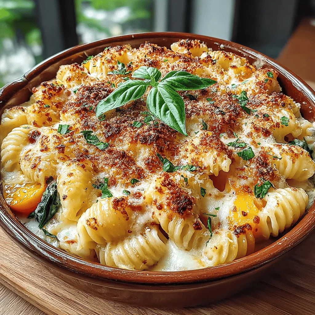 Peachy Cheesy Pasta Bake is a delightful dish that masterfully combines the sweet, juicy essence of ripe peaches with the rich, savory flavors of creamy cheeses. This recipe is a brilliant twist on traditional pasta bakes, elevating comfort food to a whole new level. Imagine a warm, bubbling casserole emerging from the oven, where the sweetness of peaches dances harmoniously with the cheesiness of ricotta, mozzarella, and Parmesan. This dish is not just a meal; it’s an experience that invites you to savor each comforting bite.